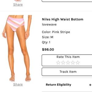 Lovewave bottoms NWOT